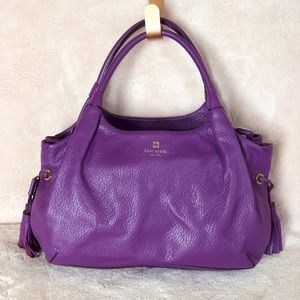 Kate Spade Purple//Ultraviolet Bag with Tassels